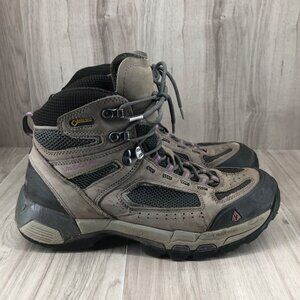 Vasque Hiking Boots Womens 10M FLAWED Taupe Leather Lace Up Outdoor Shoes